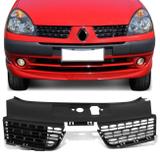 Grade Dianteira Renault Clio Hatch Sedan 2003 2004 2005 Preta - Retov