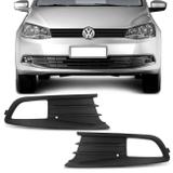 Grade Moldura Farol de Milha Gol Voyage G6 2013 2014 2015 2016 Preto - Blawer
