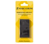 Grampo Para Cabelo Com 20 Unid Nr 7 Preto Marco Boni