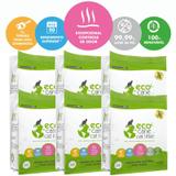 Granulado higiênico natural eco cane cat litter - 6 unidades