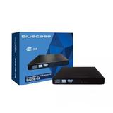 Gravador DVD Externo Slim BGDE-02 USB 2.0 BLUECASE - Blue case