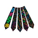 Gravata Neon Para Festas - Kit 10 Unidades - Nacional