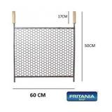 Grelha Churrasco Churrasqueira Aço Inox 60x50 15700 3 Un - Fritania