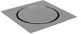 Grelha Click para ralo 10x10 Ducon Metais PR4180 em aço inox