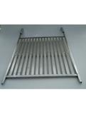 Grelha de inox barra chata 54x41cm - Arteinoxx