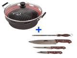 Grill Oriental Churrasqueira para fogão mais kit churrasco - Guassu home