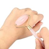 Gua Sha Quartzo Rosa Rolinho Massageador Facial Original - Open24