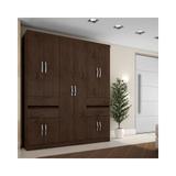 Guarda Roupa Casal 10 Portas 4 Gav Imbuia - Araplac