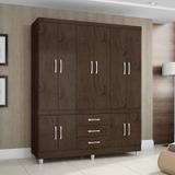 Guarda-Roupa Casal 10 Portas e 3 gavetas 18490- Araplac