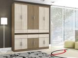 Guarda-roupa Casal 12 Portas 6 Gavetas - Araplac Excellence 1420-84