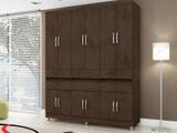 Guarda-roupa Casal 12 Portas 6 Gavetas - Araplac Roma