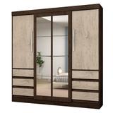 Guarda Roupa Casal 1577 4 Portas - Araplac