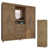Guarda Roupa Casal 1618 e Armário Multiuso 6020 Demolição - Araplac