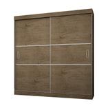 Guarda Roupa Casal 1940 2 Portas Deslizantes 4 Gavetas cor Demolição - Araplac