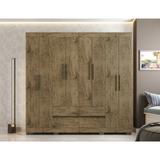Guarda Roupa Casal 1984 com 8 Portas e 4 Gavetas Araplac