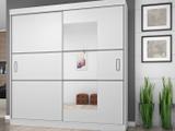 Guarda-roupa Casal 2 Portas de Correr 4 Gavetas - Araplac Atraente 2040-90 com Espelho