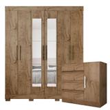 Guarda Roupa Casal 2062 e Cômoda 8000 Demolição - Araplac