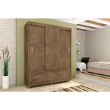 Guarda Roupa Casal 3 Portas 3 Gavetas 18495 Araplac - Demolição