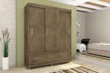 Guarda Roupa Casal 3 Portas 3 Gavetas 18495 Araplac - Demolição