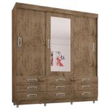 Guarda Roupa Casal 3 Portas Atraente 4900 Demolição - Araplac