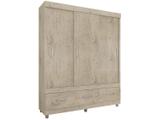 Guarda-roupa Casal 3 Portas de Correr 3 Gavetas - Araplac 18495