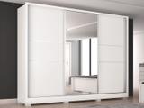 Guarda-roupa Casal 3 Portas de Correr 3 Gavetas - Europa Maranello 11617.1 com Espelho