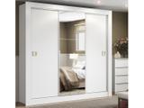 Guarda-roupa Casal 3 Portas Madesa - City 1056-1E com Espelho