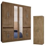 Guarda Roupa Casal 3430 e Armário Multiuso 6020 Demolição - Araplac