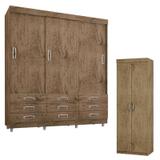Guarda Roupa Casal 3900 e Armário Multiuso 6020 Demolição - Araplac