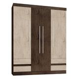 Guarda Roupa Casal 4 Portas 3400 Imbuia/Avelã - Araplac