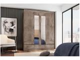 Guarda-roupa Casal 4 Portas 4 Gavetas Araplac - 4400-55 com Espelho