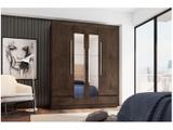 Guarda-roupa Casal 4 Portas 4 Gavetas Araplac - 4400-77 com Espelho