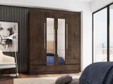 Guarda-roupa Casal 4 Portas 4 Gavetas Araplac - 4400-77 com Espelho