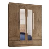 Guarda Roupa Casal 4400 4 Portas com Espelho - Araplac
