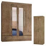 Guarda Roupa Casal 4400 e Armário Multiuso 6020 Demolição - Araplac
