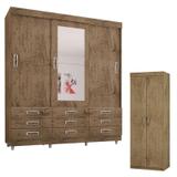 Guarda Roupa Casal 4900 e Armário Multiuso 6020 Demolição - Araplac