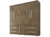 Guarda-roupa Casal 6 Portas 4 Gavetas - Araplac Viseu