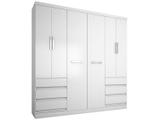 Guarda-roupa Casal 6 Portas 6 Gavetas - Araplac Bento