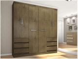 Guarda-roupa Casal 6 Portas 6 Gavetas - Araplac Bento