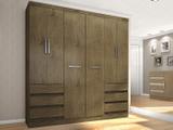 Guarda-roupa Casal 6 Portas 6 Gavetas - Araplac Bento