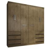 Guarda Roupa Casal 6 Portas 6 Gavetas Demolição 2177 Araplac