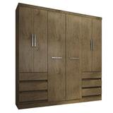 Guarda Roupa Casal 6 Portas 6 Gavetas Demolição 2177 Araplac