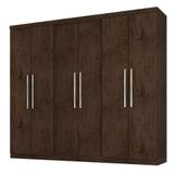 Guarda Roupa Casal 6 Portas 6000 Imbuia - Araplac