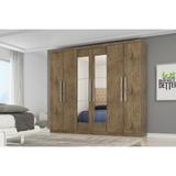 Guarda-Roupa Casal 6 Portas com Espelho 7000 Araplac