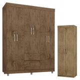 Guarda Roupa Casal 620 e Armário Multiuso 6020 Demolição - Araplac