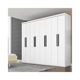 Guarda Roupa Casal 8 Portas 4 Gav Branco - Araplac