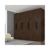Guarda Roupa Casal 8 Portas 4 Gav Imbuia - Araplac