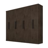 Guarda Roupa Casal 8 Portas Imbuia 1684 Araplac