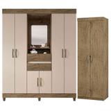 Guarda Roupa Casal 962 e Armário Multiuso 6020 Demolição - Araplac