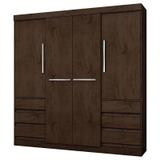 Guarda Roupa Casal Atraente 1477 Imbuia - Araplac